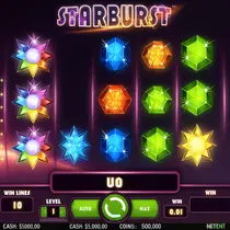 Caspero Casino - Starburst Slot Game - NetEnt