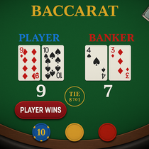 Caspero Casino - Baccarat Table Game
