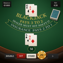 Caspero - Classic Blackjack - Flexible Einsätze und Strategisches Spiel