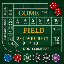 Caspero Casino - Craps Table Game